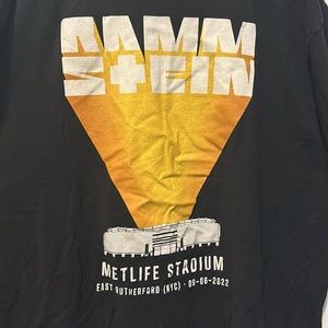 Rammstein Tour Tee - Metlife Stadium 2022